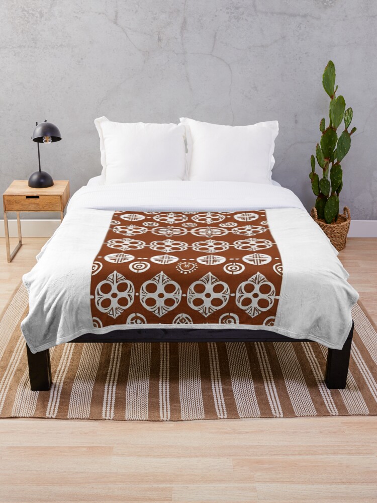 Thumbnail 1 von 6, Fleecedecke, Art - Geometric Design, Afro-Bohemian Graphic Elements designt und verkauft von Reverso-Design.