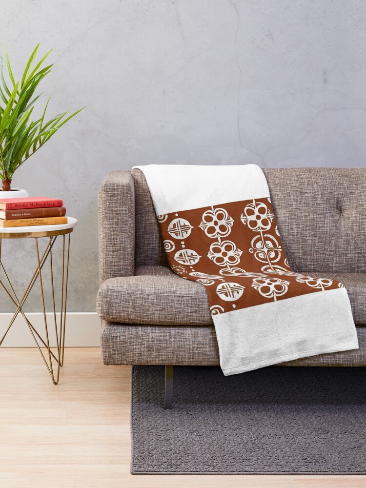 Thumbnail 2 von 6, Fleecedecke, Art - Geometric Design, Afro-Bohemian Graphic Elements designt und verkauft von Reverso-Design.