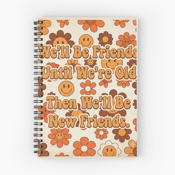 Item preview, We'll Be Friends Until We're Old Funny Retro Friendship Quote Vintage designed and sold by InspiredCreatives.