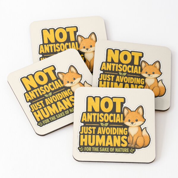 Item preview, Not Antisocial, Just Avoiding Humans designed and sold by ChirpInc.