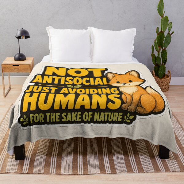 Item preview, Not Antisocial, Just Avoiding Humans designed and sold by ChirpInc.
