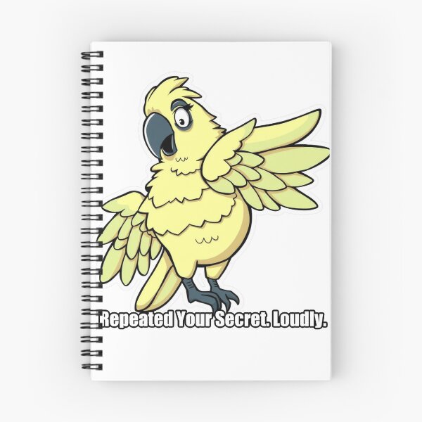 Item preview, Parrot - Repeated Your Secret Loudly - Funny Parrot Gift designed and sold by pawdrops.