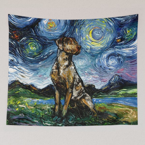 Item preview, Catahoula Leopard Dog Night designed and sold by AjaTrier.