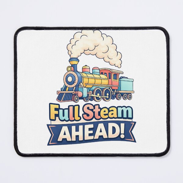 Item preview, Full Steam Ahead Train Shirt – Classic Locomotive Art designed and sold by SoftSproutstu.