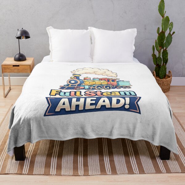 Item preview, Full Steam Ahead Train Shirt – Classic Locomotive Art designed and sold by SoftSproutstu.