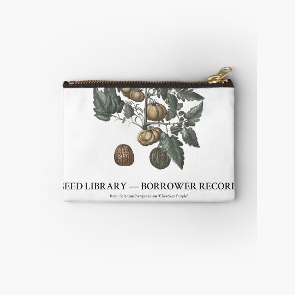 Item preview, Seed Library Borrower Card Heirloom Gardener Shirt designed and sold by Department of Obscure Studies.