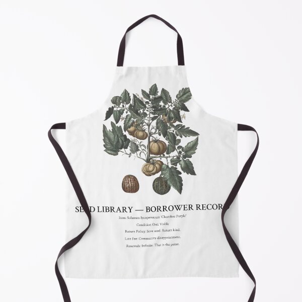 Item preview, Seed Library Borrower Card Heirloom Gardener Shirt designed and sold by Department of Obscure Studies.