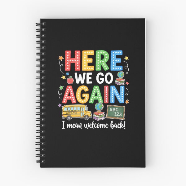 Item preview, Funny Teacher Here We Go Again Welcome Back To School Bus designed and sold by Antdoodle.