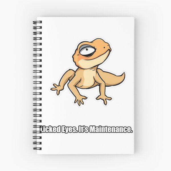 Item preview, Gecko - Licked Eyes Its Maintenance - Funny Gecko Gift designed and sold by pawdrops.
