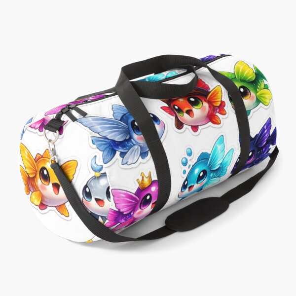 Item preview, Kawaii Flying Fish Sticker – Cute Chibi Marine Life Cartoon designed and sold by KrishAuraa.