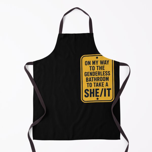Item preview, On My Way to The Genderless Bathroom to Take a She It Pun designed and sold by Marblaes00.