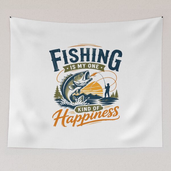 Item preview, Fishing Is My One Kind Of Happiness Fisherman Angler Hobby Enthusiast designed and sold by JonesFlora2025.
