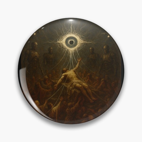 Item preview, The All-Seeing Eye – Dark Surreal Cosmic Horror Gothic Art designed and sold by OrbitOfMind.