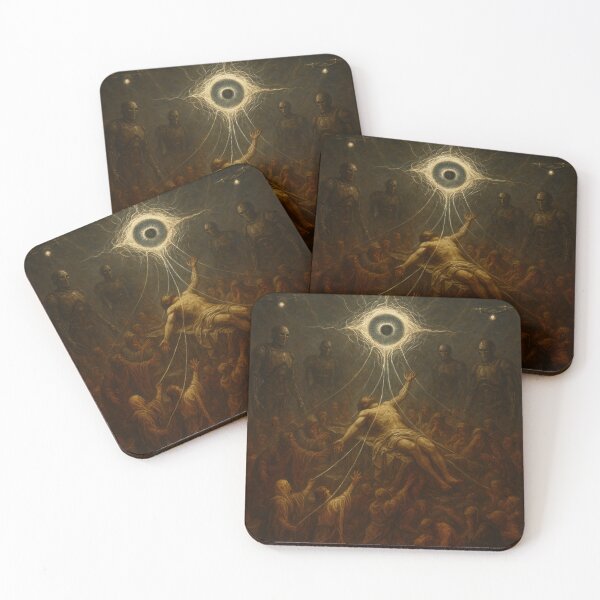 Item preview, The All-Seeing Eye – Dark Surreal Cosmic Horror Gothic Art designed and sold by OrbitOfMind.
