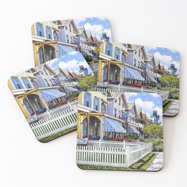 Item preview, Cape May NJ - Colorful Victorian Street designed and sold by Susan Savad.