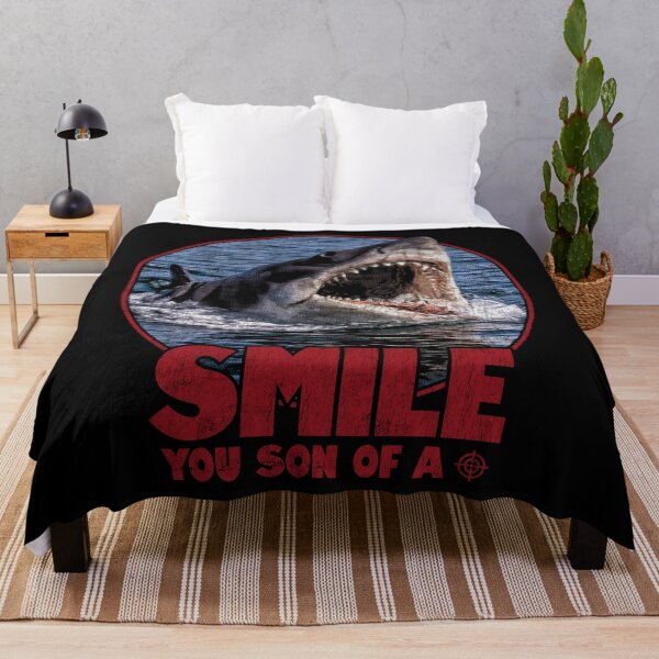 Item preview, Jaws Smile You Son Of A Distressed designed and sold by Power Up Prints.