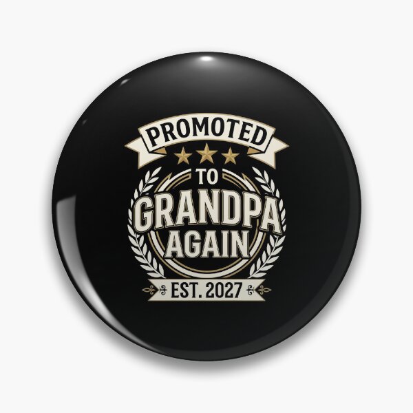Item preview, Mens Promoted to Grandpa Again 2027 T-Shirt designed and sold by stmpdwrld.