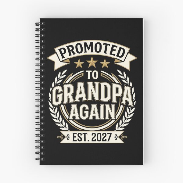 Item preview, Mens Promoted to Grandpa Again 2027 T-Shirt designed and sold by stmpdwrld.