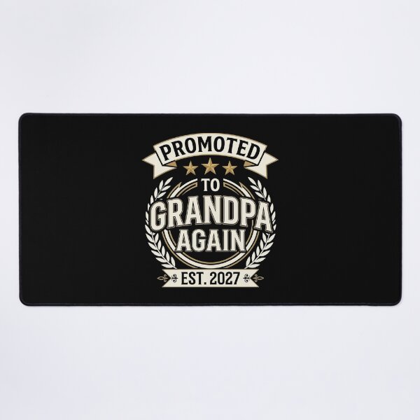 Item preview, Mens Promoted to Grandpa Again 2027 T-Shirt designed and sold by stmpdwrld.