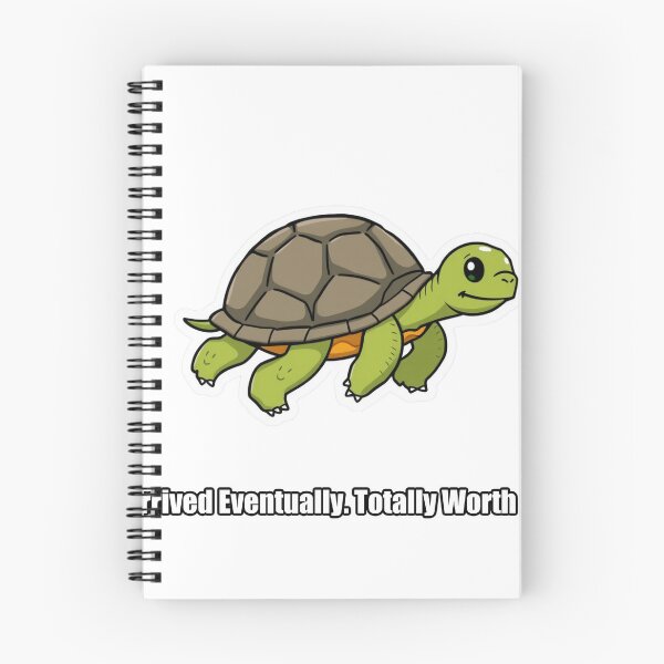 Item preview, Turtle - Arrived Eventually Totally Worth It - Funny Turtle Gift designed and sold by pawdrops.