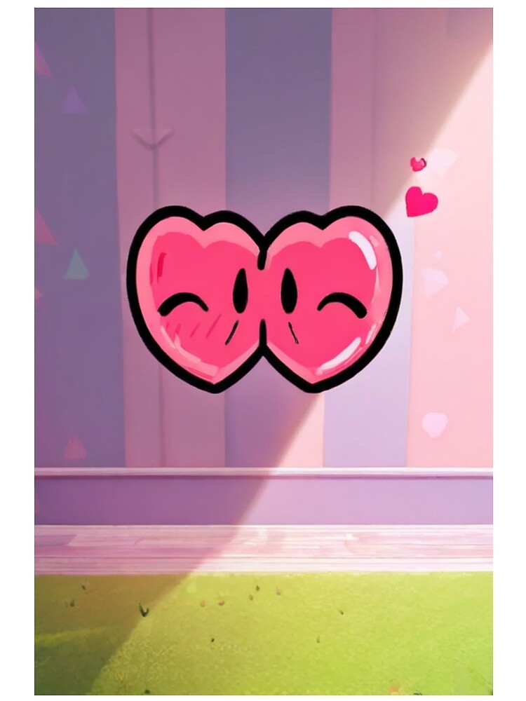 Thumbnail 3 von 3, Tuch, Art - Heart Symbols, Modern Digital Aesthetic designt und verkauft von Reverso-Design.