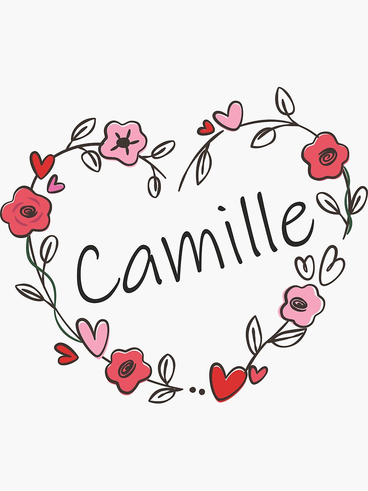 Pegatina «Mi nombre es Camille» de oleo79 Redbubble Pegatina «Mi nombre es Camille» de oleo79 Redbubble