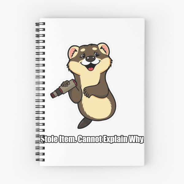 Item preview, Ferret - Stole Item Cannot Explain Why - Funny Ferret Gift designed and sold by pawdrops.