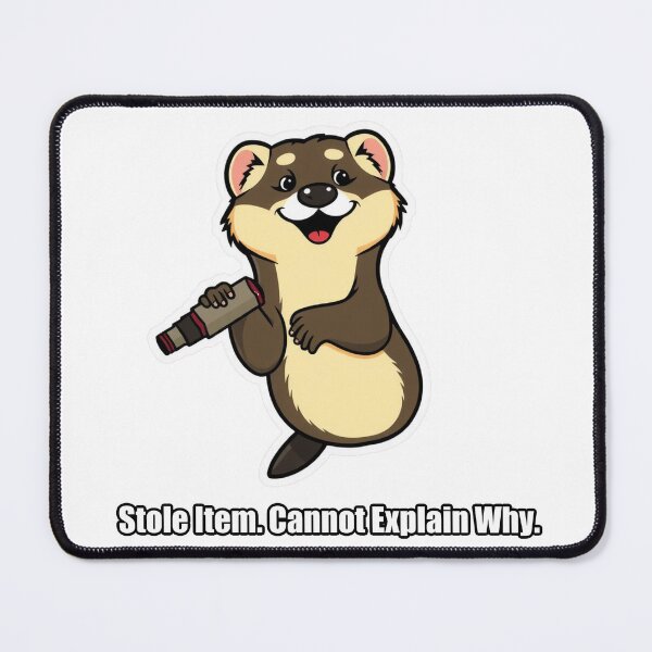 Item preview, Ferret - Stole Item Cannot Explain Why - Funny Ferret Gift designed and sold by pawdrops.