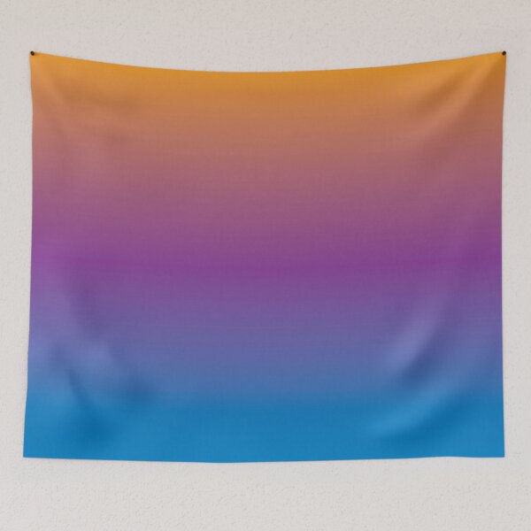 Item preview, Retro Orange Purple and Blue Gradient designed and sold by BetweenForms.