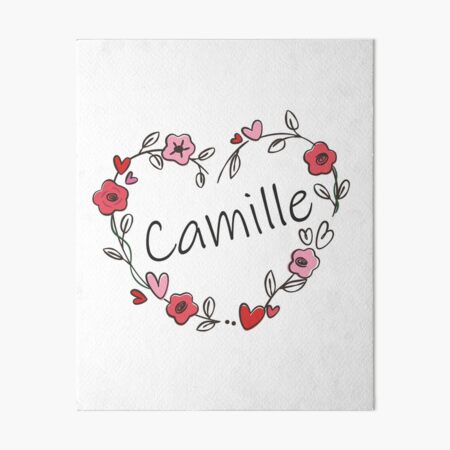 Camille, Name Art Print