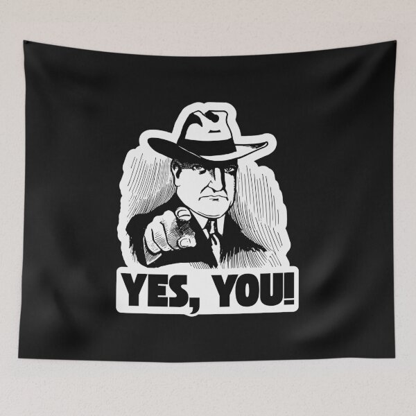Item preview, Yes You Vintage Pointing Man T-Shirt Retro Bold Graphic Sarcastic Gift Tee designed and sold by oonproducts.