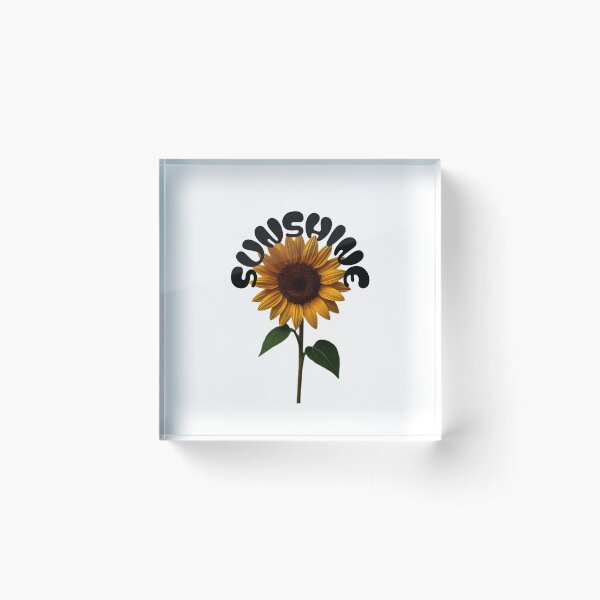 Item preview, Sunshine Sunflower T-Shirt | Minimal Floral Aesthetic Typography Tee designed and sold by TheAmorse01.