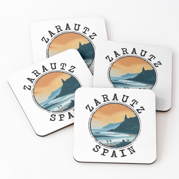 Item preview, Zarautz – Spain (with Black Lettering) designed and sold by VelvetRoom.