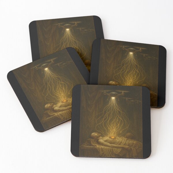 Item preview, Drone Soul Extraction – Dark Sci-Fi Dystopian Horror Art designed and sold by OrbitOfMind.
