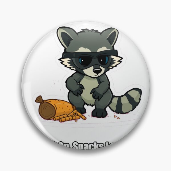 Item preview, Raccoon - Mask On Snacks Located - Funny Raccoon Gift designed and sold by pawdrops.