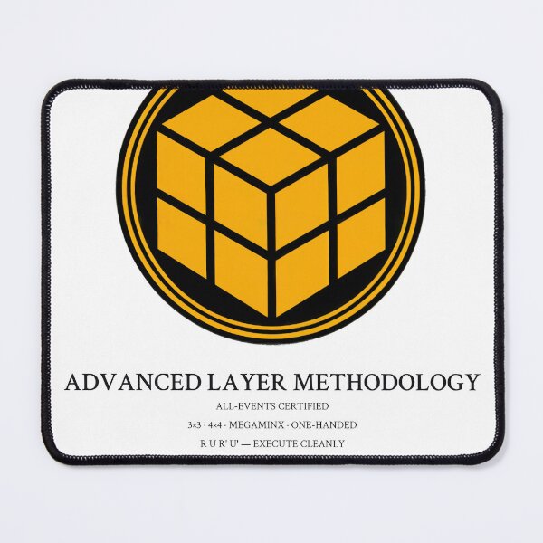 Item preview, Speedcubing Algorithm Merit Patch Shirt designed and sold by Department of Obscure Studies.