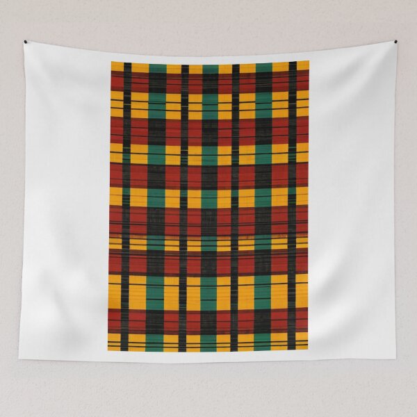 Item preview, Art - Kente-Inspired Fabric, Contemporary Bohemian Aesthetic designed and sold by Reverso-Design.