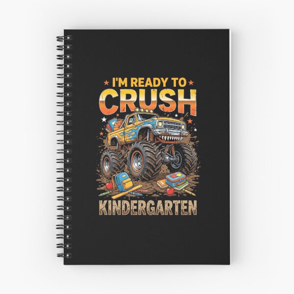 Item preview, I'm Ready To Crush Kindergarten Monster Truck Back To School Boys designed and sold by Antdoodle.