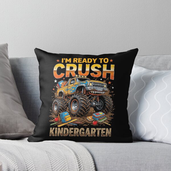 Item preview, I'm Ready To Crush Kindergarten Monster Truck Back To School Boys designed and sold by Antdoodle.