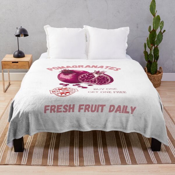 Item preview, VINTAGE FRUIT MARKET WITH FRESH POMERGRANATES RETRO SIGN DESIGN designed and sold by MKTreasures.
