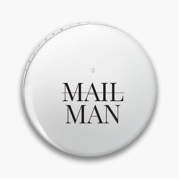 Item preview, Mailman Circular Badge Delivering Happiness Postal Gift designed and sold by Kitevs.