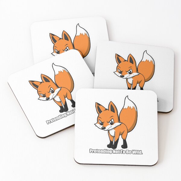 Item preview, Fox - Pretending Not To Be Wild - Funny Fox Gift designed and sold by pawdrops.
