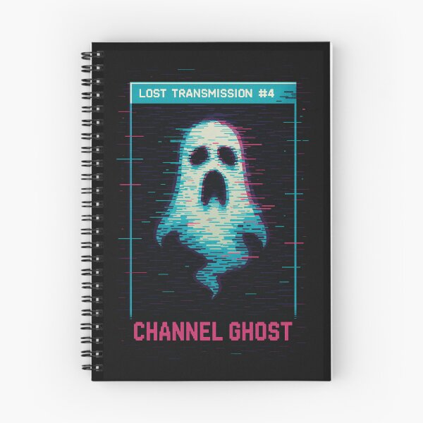 Item preview, Ghost Transmission – Haunted Neon Broadcast designed and sold by JupiterGlitchEmpire.