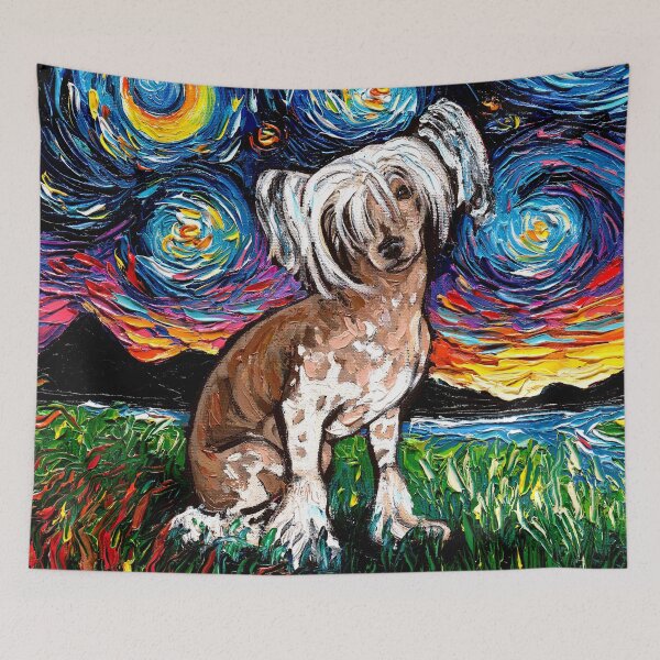 Item preview, Chinese Crested Night designed and sold by AjaTrier.