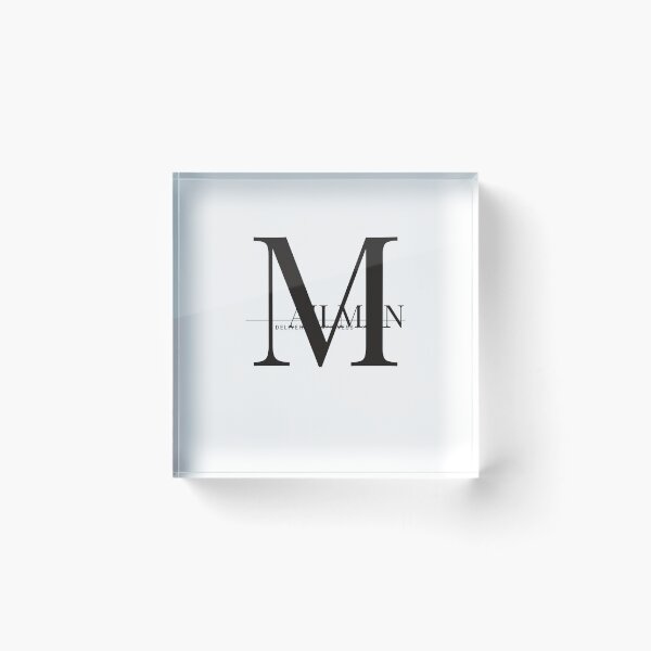 Item preview, Mailman Bold Letter M Typography Postal Worker Gift designed and sold by Kitevs.