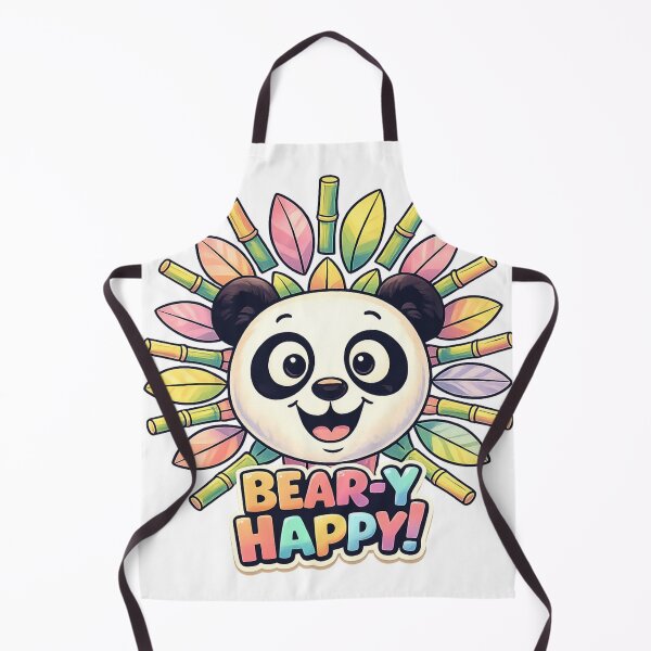 Item preview, Cute Panda Sticker – Bear-y Happy Bamboo Sunshine Art designed and sold by SoftSproutstu.