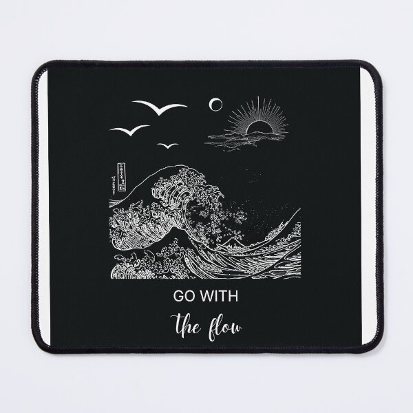 Item preview, Go with the flow ocean wave design designed and sold by Krishnacre8.