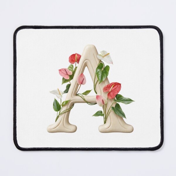 Item preview, Botanical Floral Letter A Monogram designed and sold by Helenaphotoart.