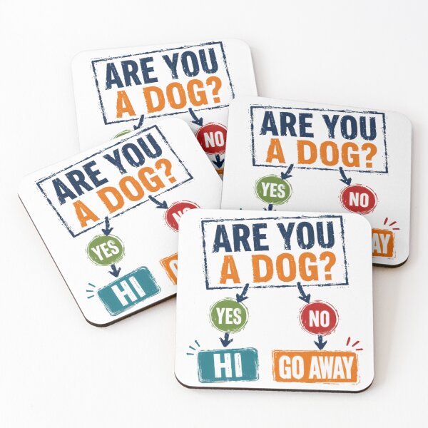 Item preview, Are You A Dog? Dog Lover Pet Owner Humor designed and sold by JonesFlora2025.