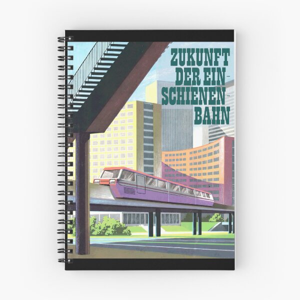 Item preview, Retro East German Monorail Futurism City Transit designed and sold by Maljonic.